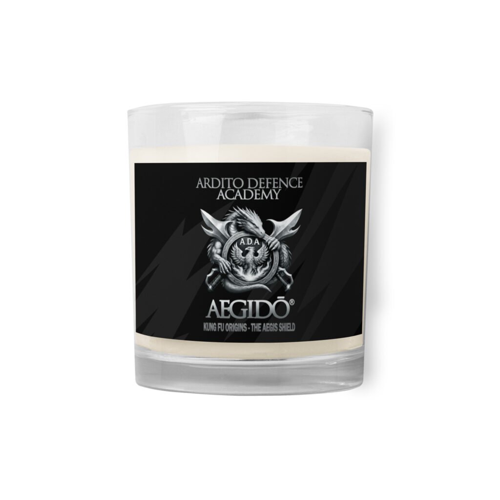 AEGIDO Glass jar soy wax candle
