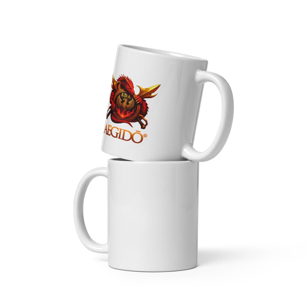 Club Member White glossy mug